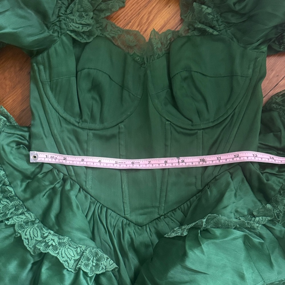 Selkie Cecile Dress in Pine - Picture 5 of 8